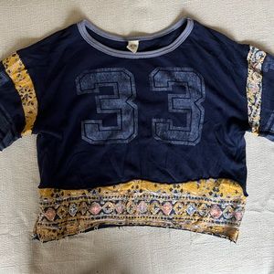 Free people we the free bandana trim athletic design tee #33